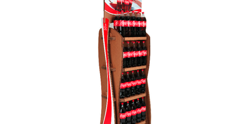 The Coca-Cola Give it Back Racks